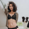 曼黛瑪璉 Mode Marie Bra 【集中托高】V極線內衣 B-E杯 (黑)