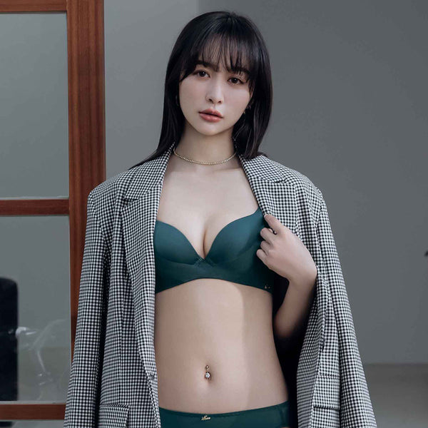 無比集中胸圍 Push Up bra 內斂綠