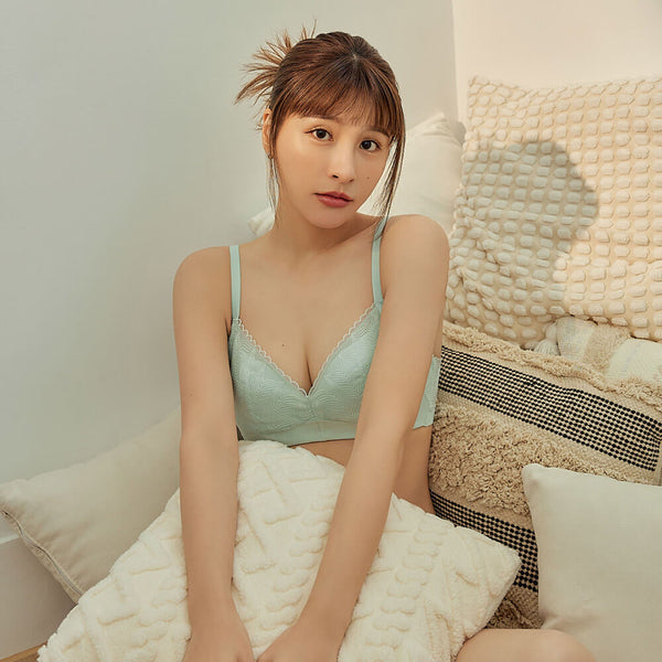 曼黛瑪璉 Mode Marie Bra 【紓壓集中】無鋼圈胸圍 B-F杯 ( 舒活綠)
