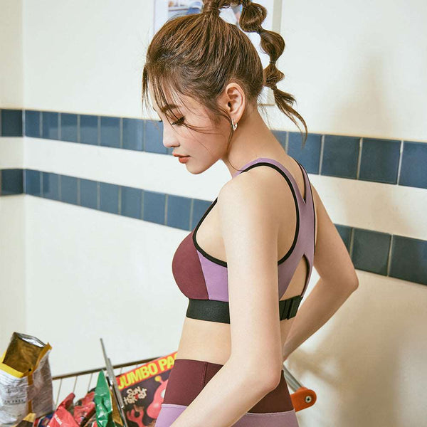 曼黛瑪璉 Mode Marie Sports Bra 【8:AT 】運動內衣 嫣紫紅