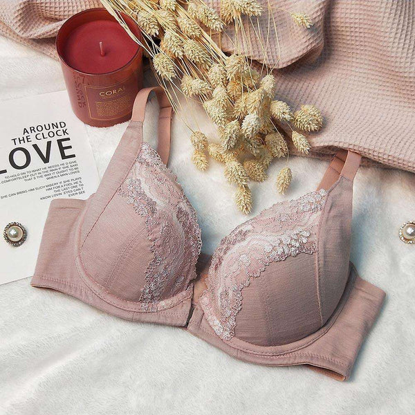 曼黛瑪璉 Mode Marie Bra 【曼黛瑪璉】綻美 前扣內衣 (蓮花粉)