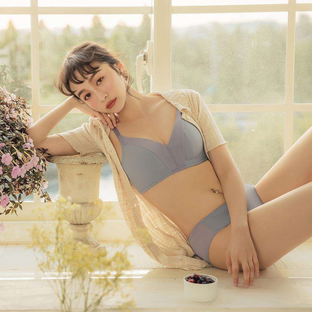 曼黛瑪璉 Mode Marie Bra 【無痕包覆】無鋼圈內衣 B-D杯 (百搭藍)