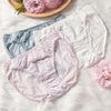 曼黛瑪璉 Mode Marie Panty 【Hibra系列】低腰三角內褲 (淡灰紫/煙灰綠/牙白)