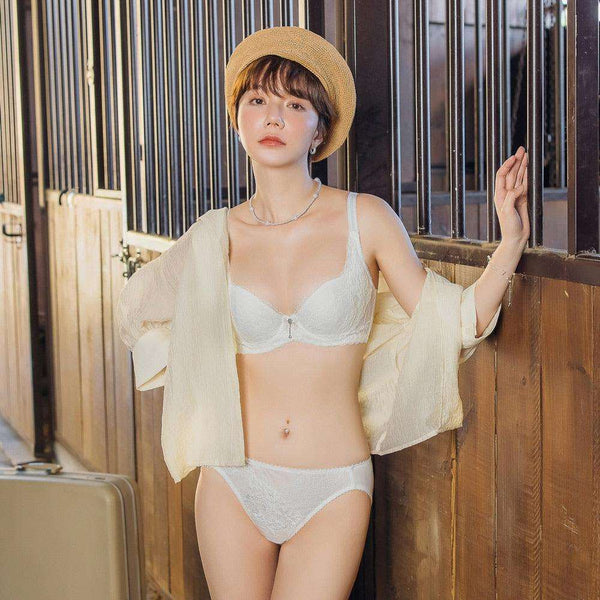 曼黛瑪璉 Mode Marie Panty 【Hibra系列】低腰三角內褲 (淡灰紫/煙灰綠/牙白)