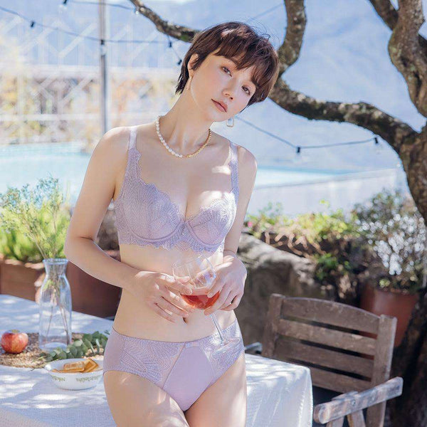 曼黛瑪璉 Mode Marie Bra 【告別副乳】Hibra內衣 C-G杯 (光柔紫)