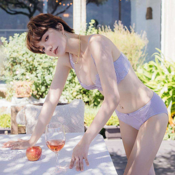 曼黛瑪璉 Mode Marie Bra 【告別副乳】Hibra內衣 C-G杯 (光柔紫)