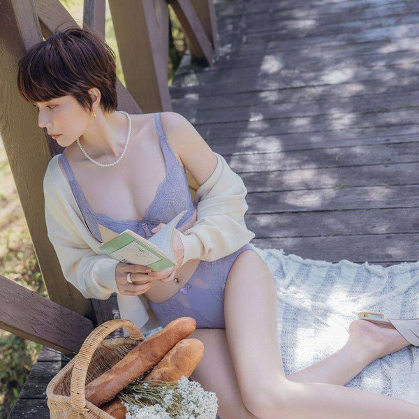 曼黛瑪璉 Mode Marie Bra 【Mode Marie】雙弧內衣 (迷濛紫)