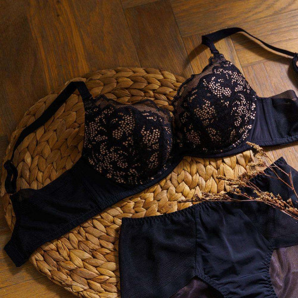 曼黛瑪璉 Mode Marie Bra 【Modern Girl】無比集中内衣 (黑)