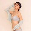 曼黛瑪璉 Mode Marie Bra 【舒適無痕】保氧水潤白內衣 B-E杯(冰河藍)