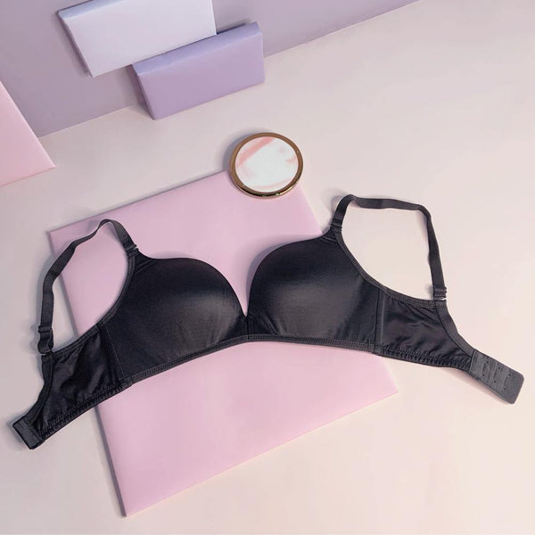 曼黛瑪璉 Mode Marie Bra 【Modern Girl】Soft Up無鋼圈內衣 B-D杯 (深海黑)