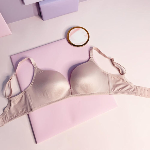 曼黛瑪璉 Mode Marie Bra 【Modern Girl】Soft Up 無鋼圈內衣 B-D杯 (玫瑰膚)