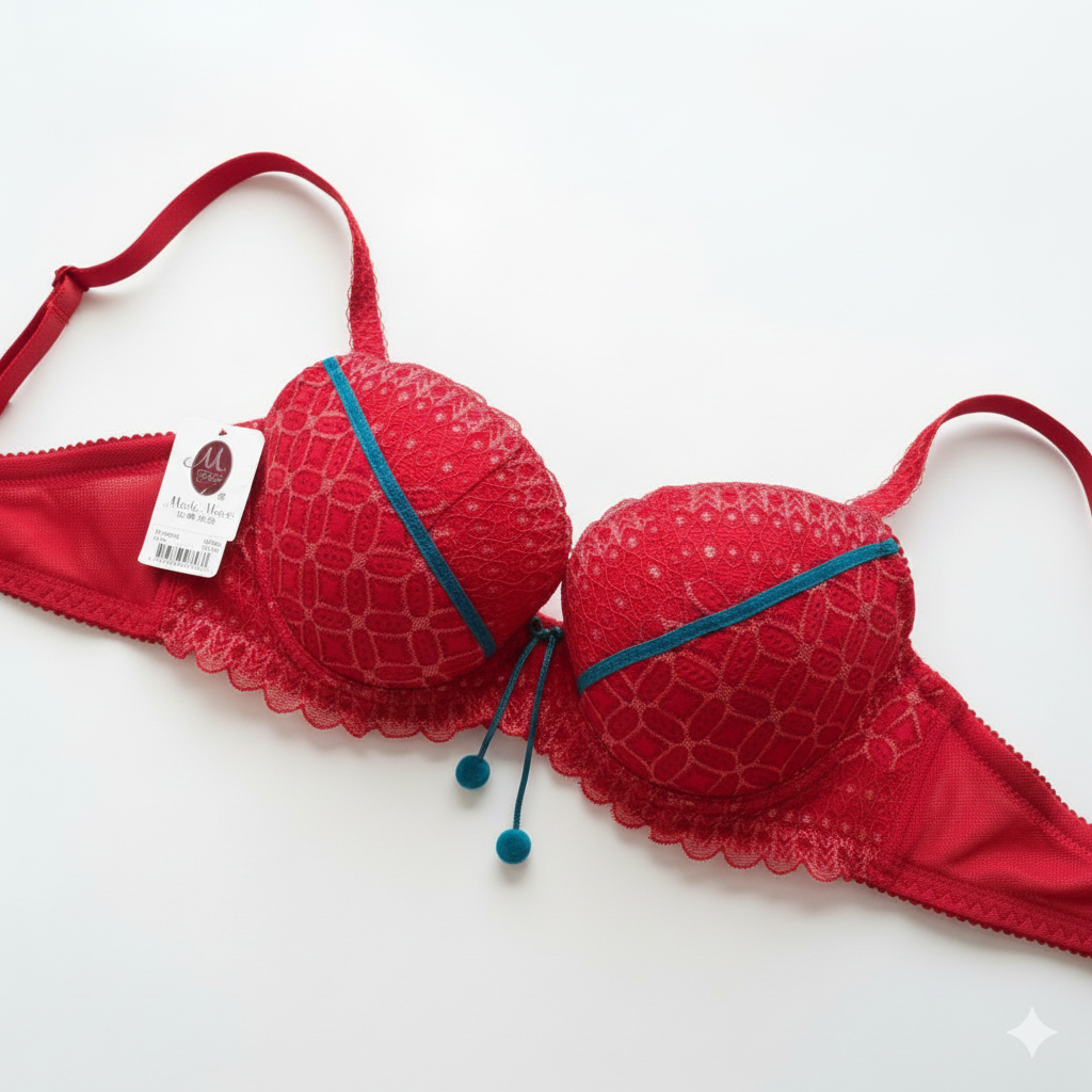 【買一送一】迷戀兔女郎 胸圍 (紅）(不設門市購買）