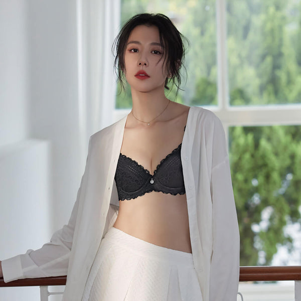 曼黛瑪璉 Mode Marie Bra 【顯瘦好物】Hibra胸圍 C-G杯 (黑)