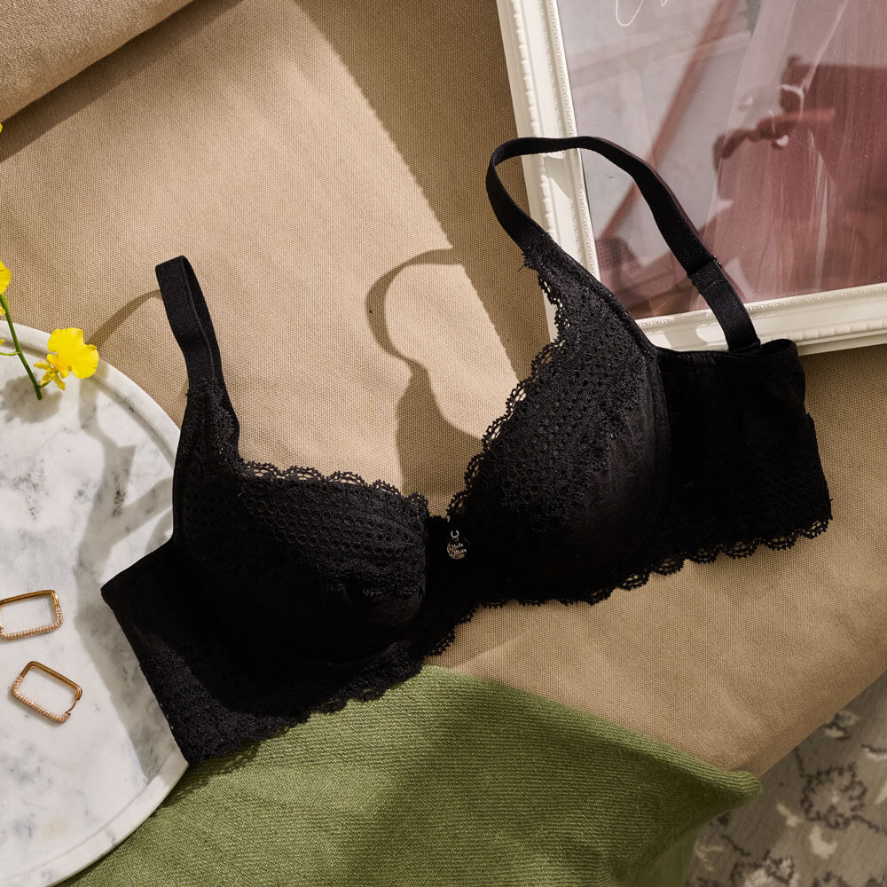 曼黛瑪璉 Mode Marie Bra 【顯瘦好物】Hibra胸圍 C-G杯 (黑)