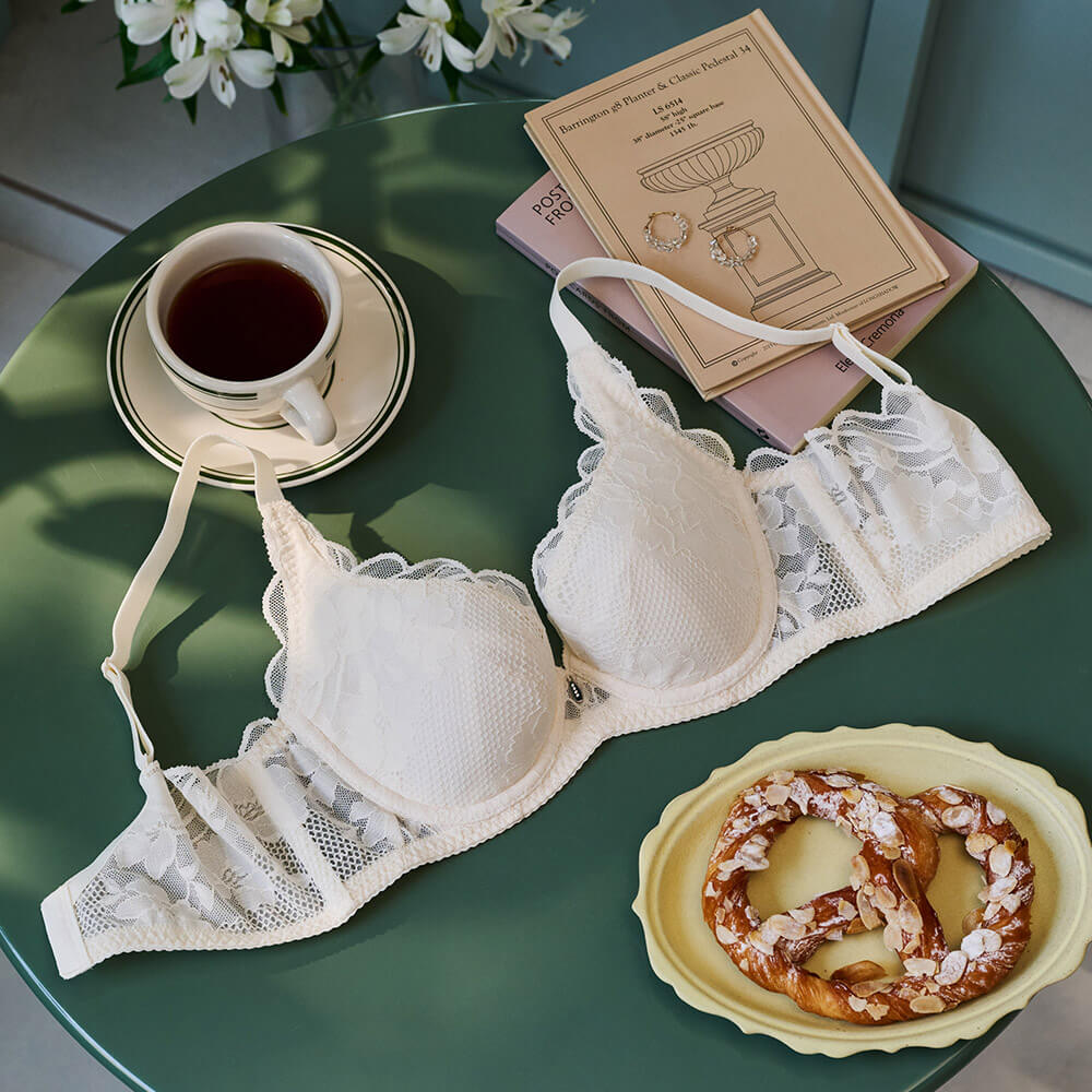 曼黛瑪璉 Mode Marie Bra 【集中飽滿】雙弧胸圍 B-G杯（柔杏膚）