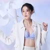 【集中飽滿】雙弧胸圍 B-G杯（雲霧藍）