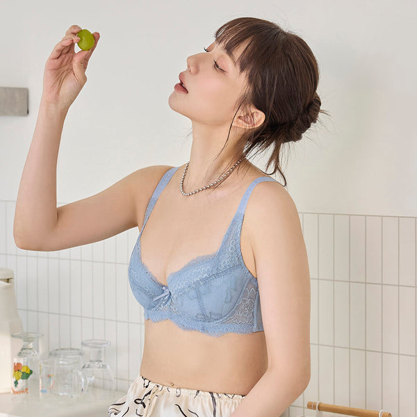 曼黛瑪璉 Mode Marie Bra 【買一送一】Classical 包覆提托胸圍 B-E杯 (霧灰藍) (不設門市購買)