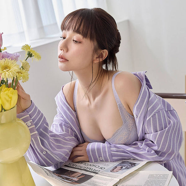 曼黛瑪璉 Mode Marie Bra 【買一送一】Classical 包覆提托胸圍 B-E杯 (迷迭紫) (不設門市購買)