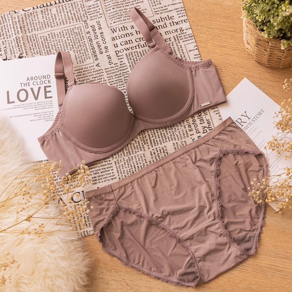 【無痕隱形】保氧水潤白內衣 B-E罩杯(優雅褐)