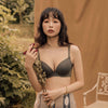 【集中穩定】啵提無痕胸圍 B-E杯 (泥炭綠)