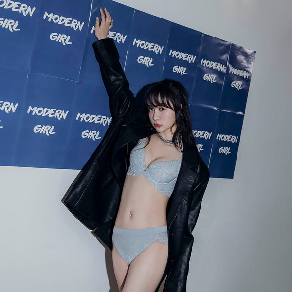曼黛瑪璉 Mode Marie Bra 【任選三件再減100】無限包覆胸圍 B-F杯 (冬日藍)