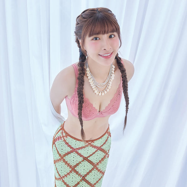 曼黛瑪璉 Mode Marie Bra 【顯瘦不顯胸】美G啵提 胸圍 C-G杯 (柔霧粉)