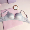 曼黛瑪璉 Mode Marie Bra 【Modern Girl】Soft Up 無鋼圈內衣 B-D杯 (冰河灰)